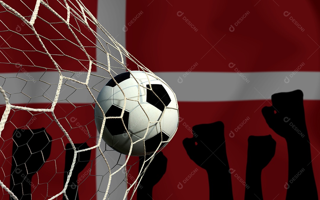 Competição da Copa de Futebol entre a Dinamarca