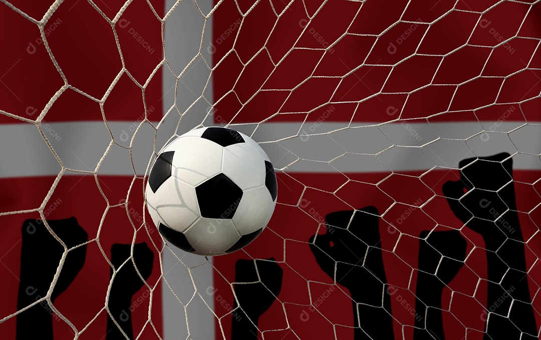 Competição da Copa de Futebol entre a Dinamarca