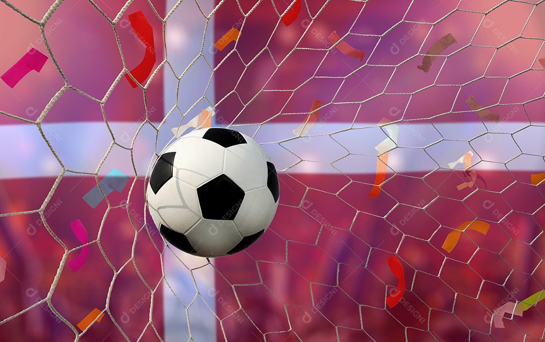 Competição da Copa de Futebol entre a Dinamarca