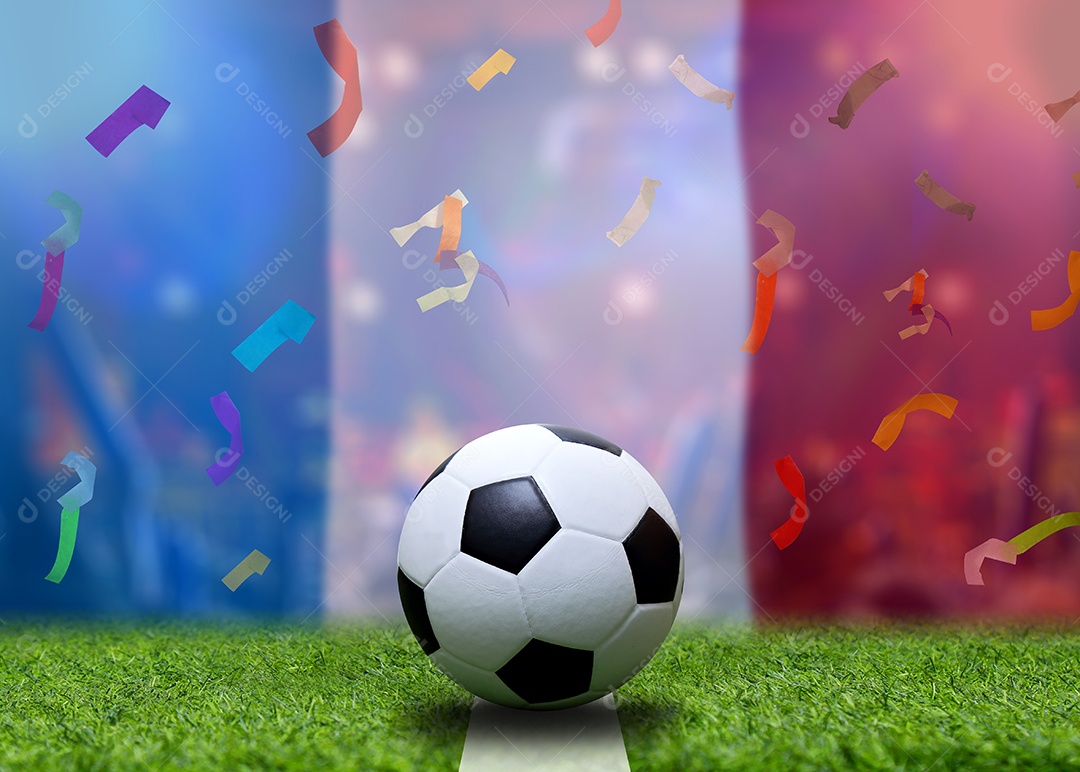 Competição da Taça de Futebol entre a nacional França