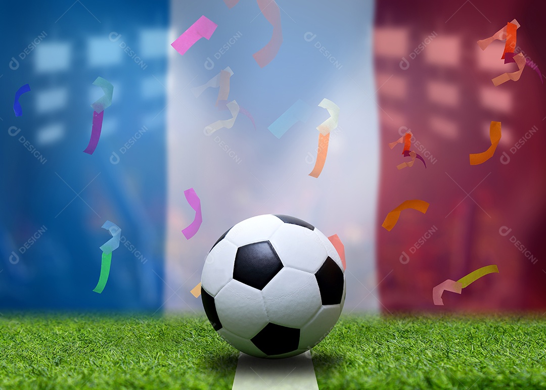 Competição da Taça de Futebol entre a nacional França