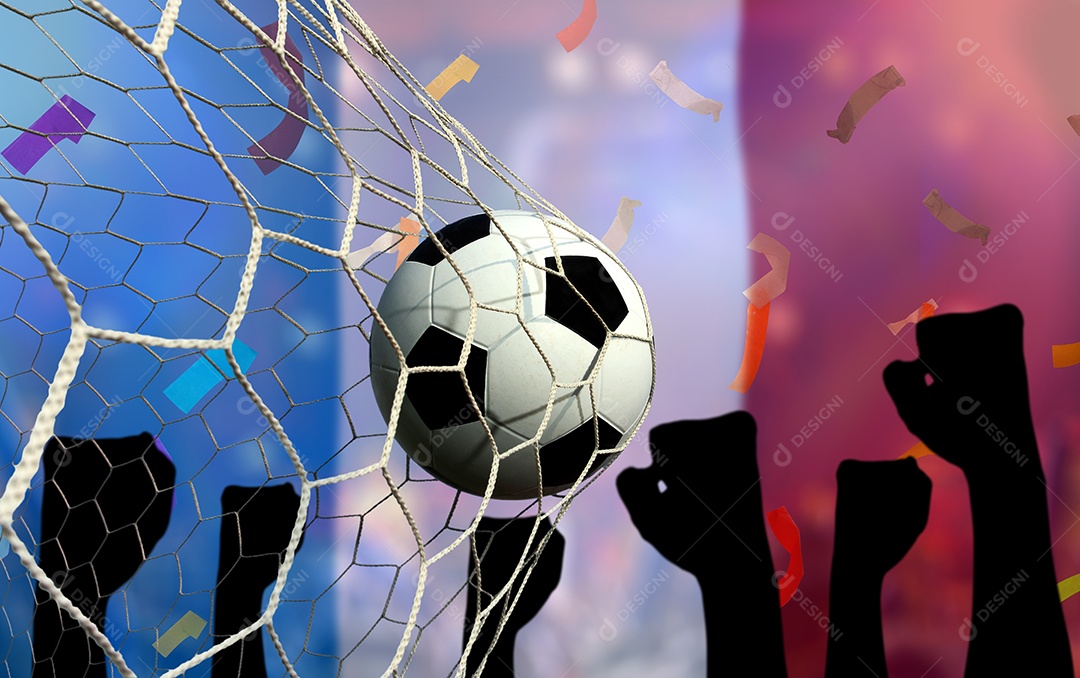 Competição da Taça de Futebol entre a nacional França