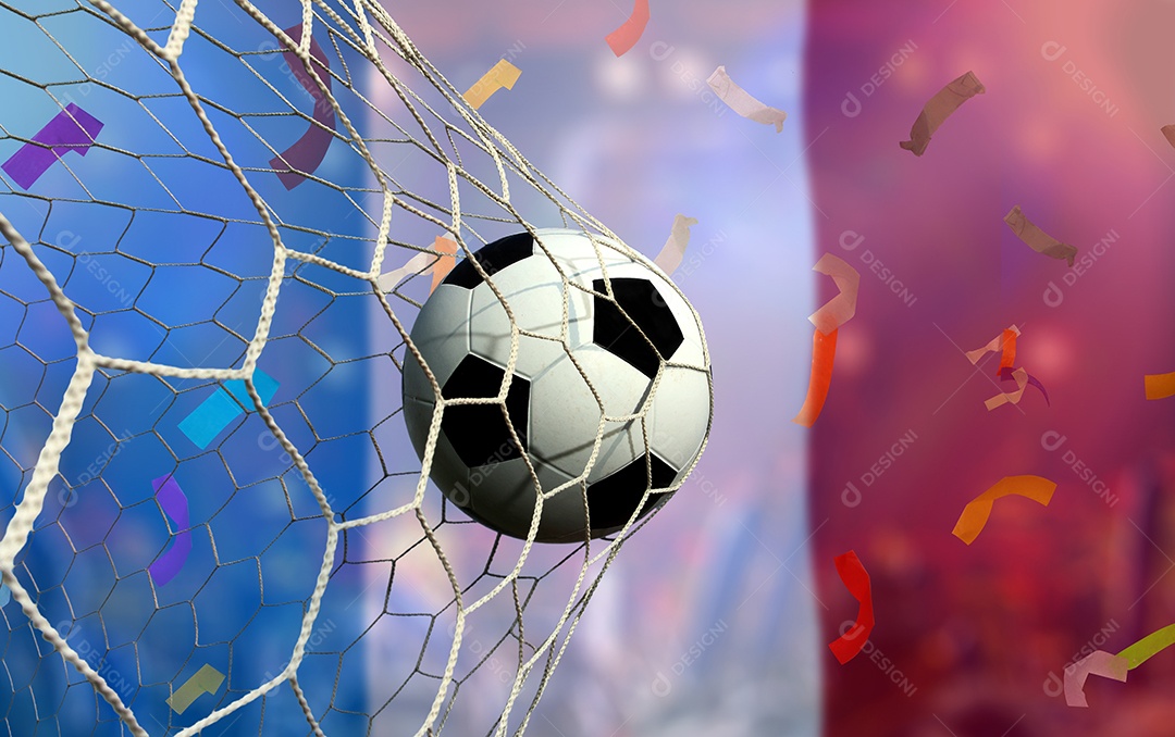 Competição da Taça de Futebol entre a nacional França