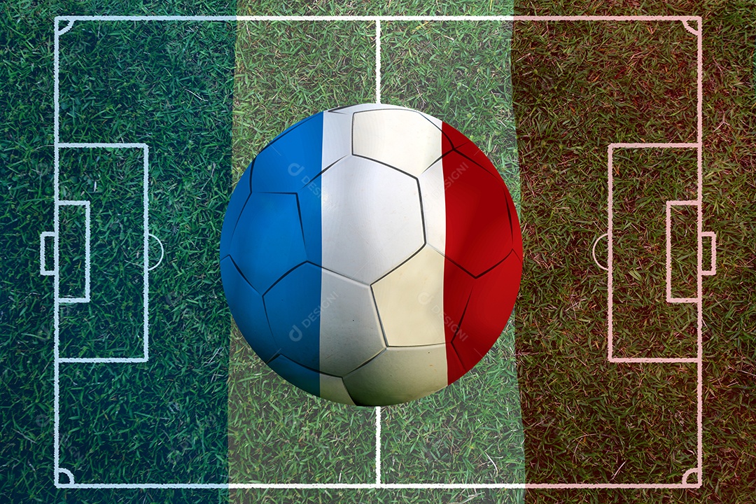 Competição da Taça de Futebol entre a nacional França