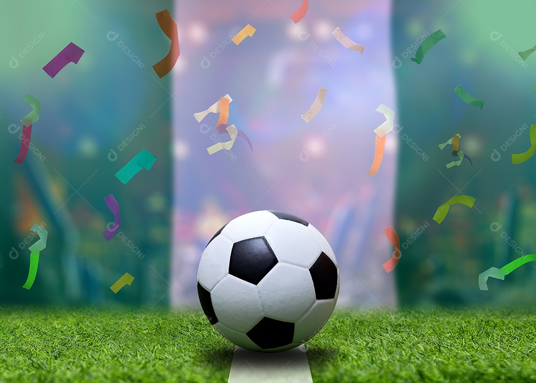 Competição da Taça de Futebol entre a nacional Itália