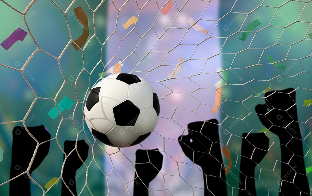 Competição da Taça de Futebol entre a nacional Itália