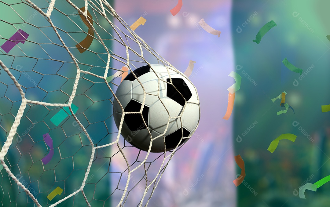 Competição da Taça de Futebol entre a nacional Itália