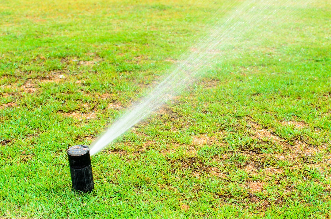 Aspersor para regar as plantas ou o gramado.