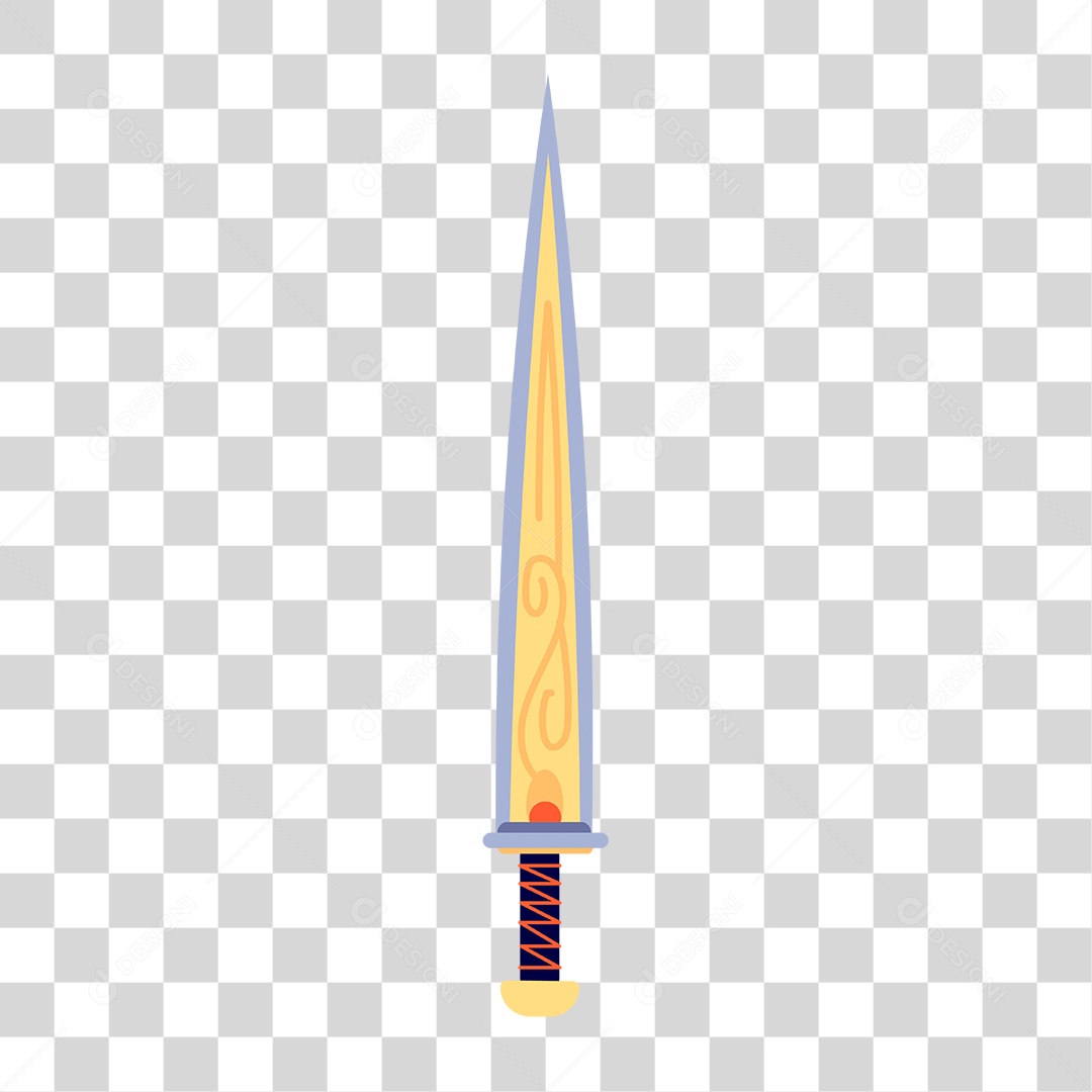 Desenho de Espada PNG Transparente