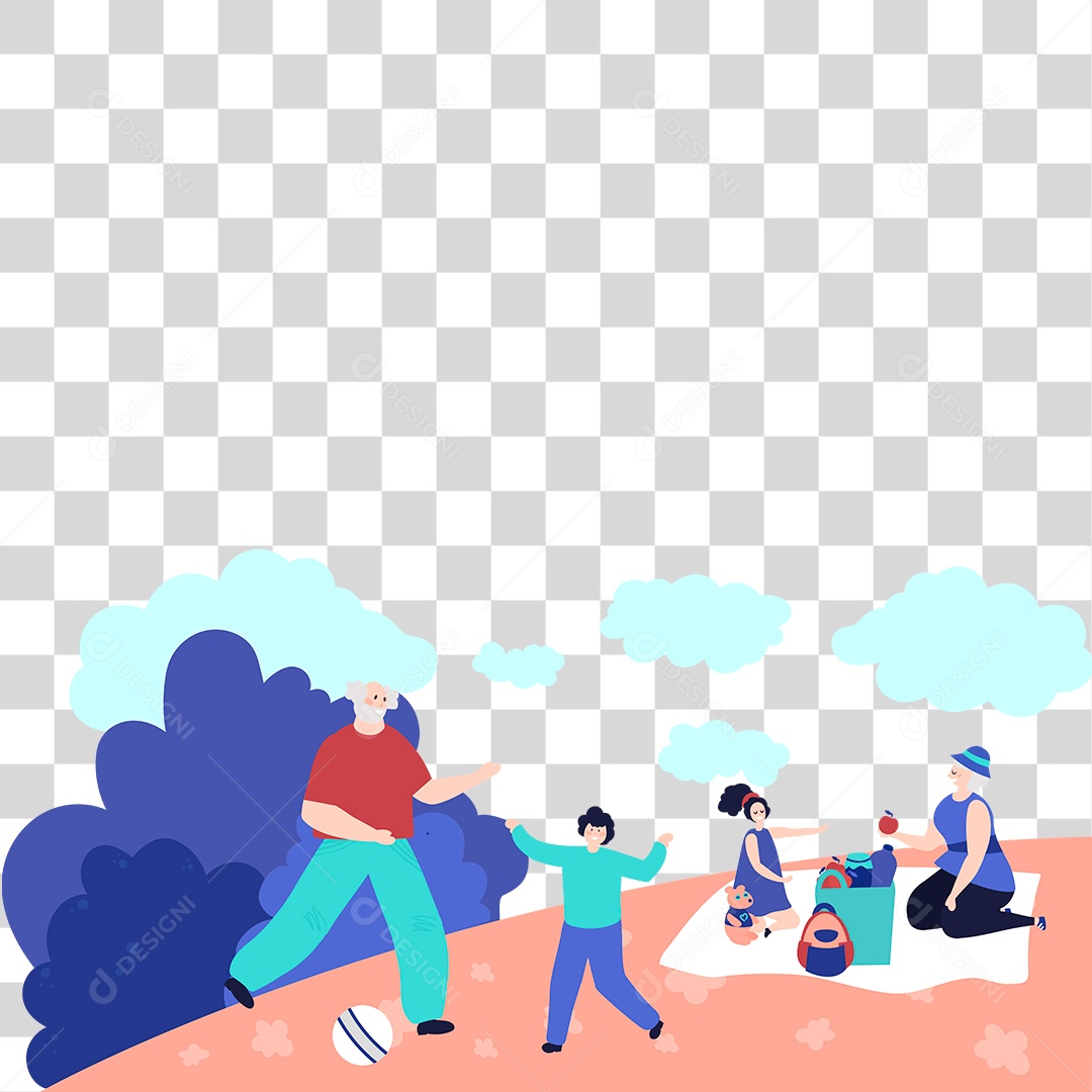 Desenho de Família PNG Transparente