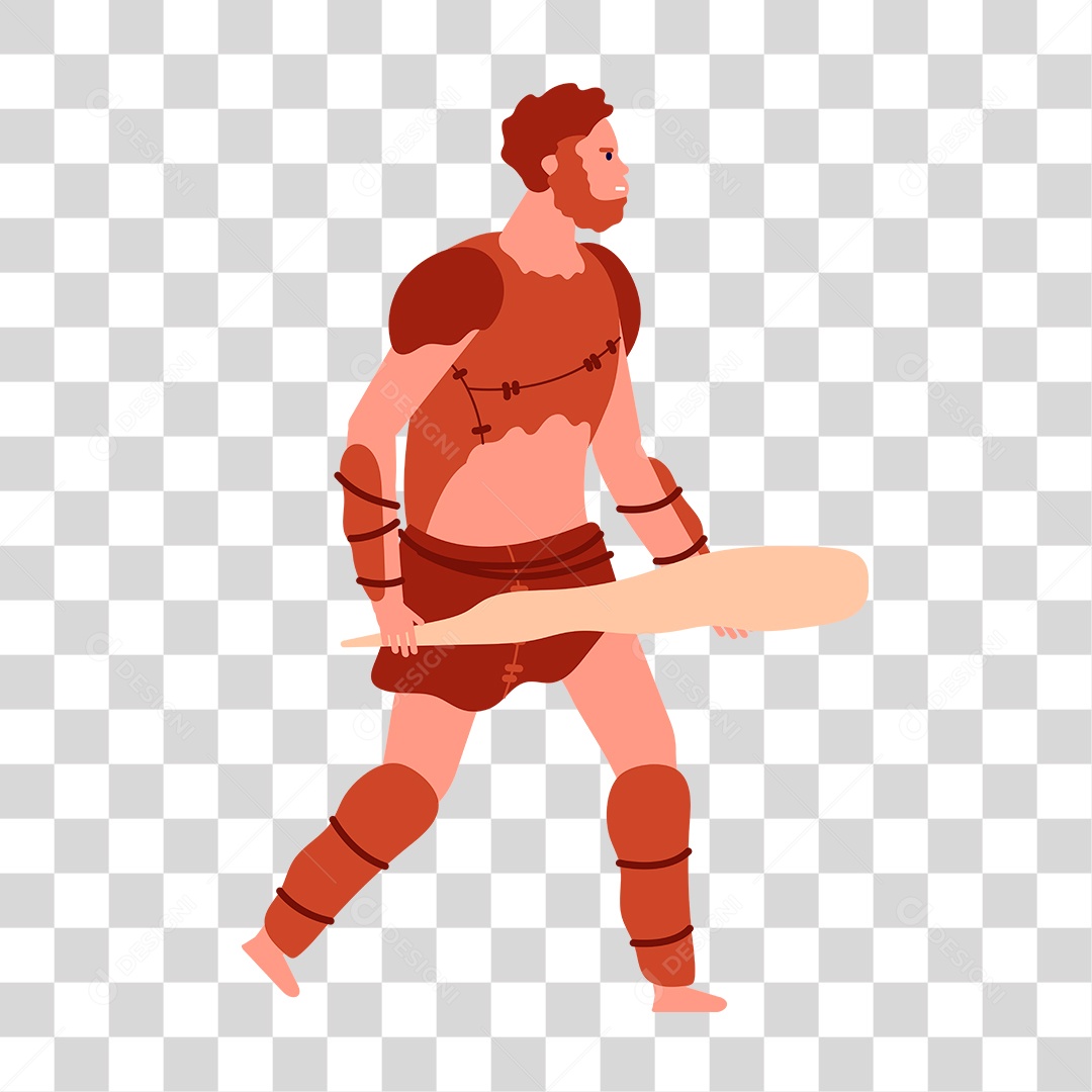 Desenho da Evolução Humana PNG Transparente