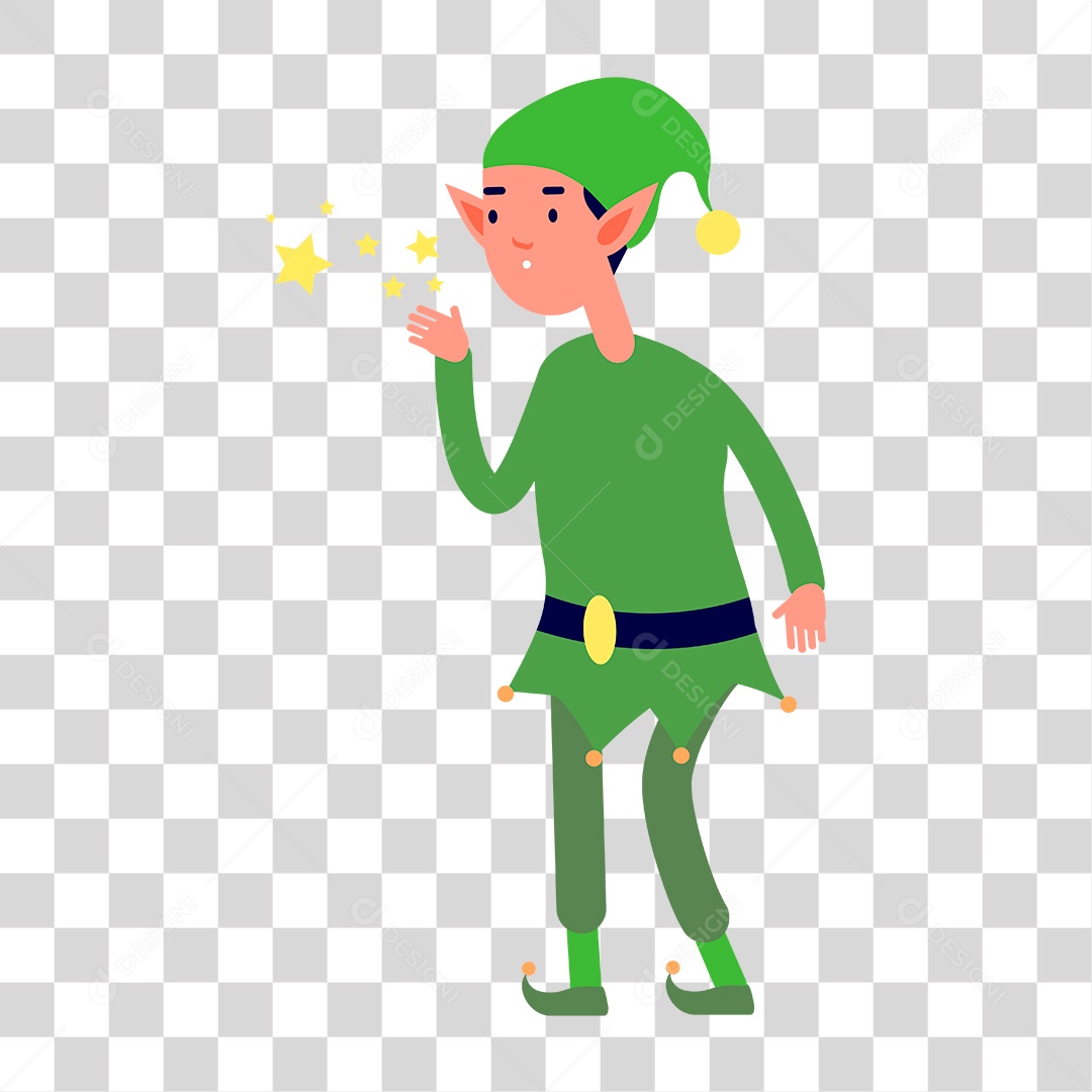 Desenho de Gnomo PNG Transparente