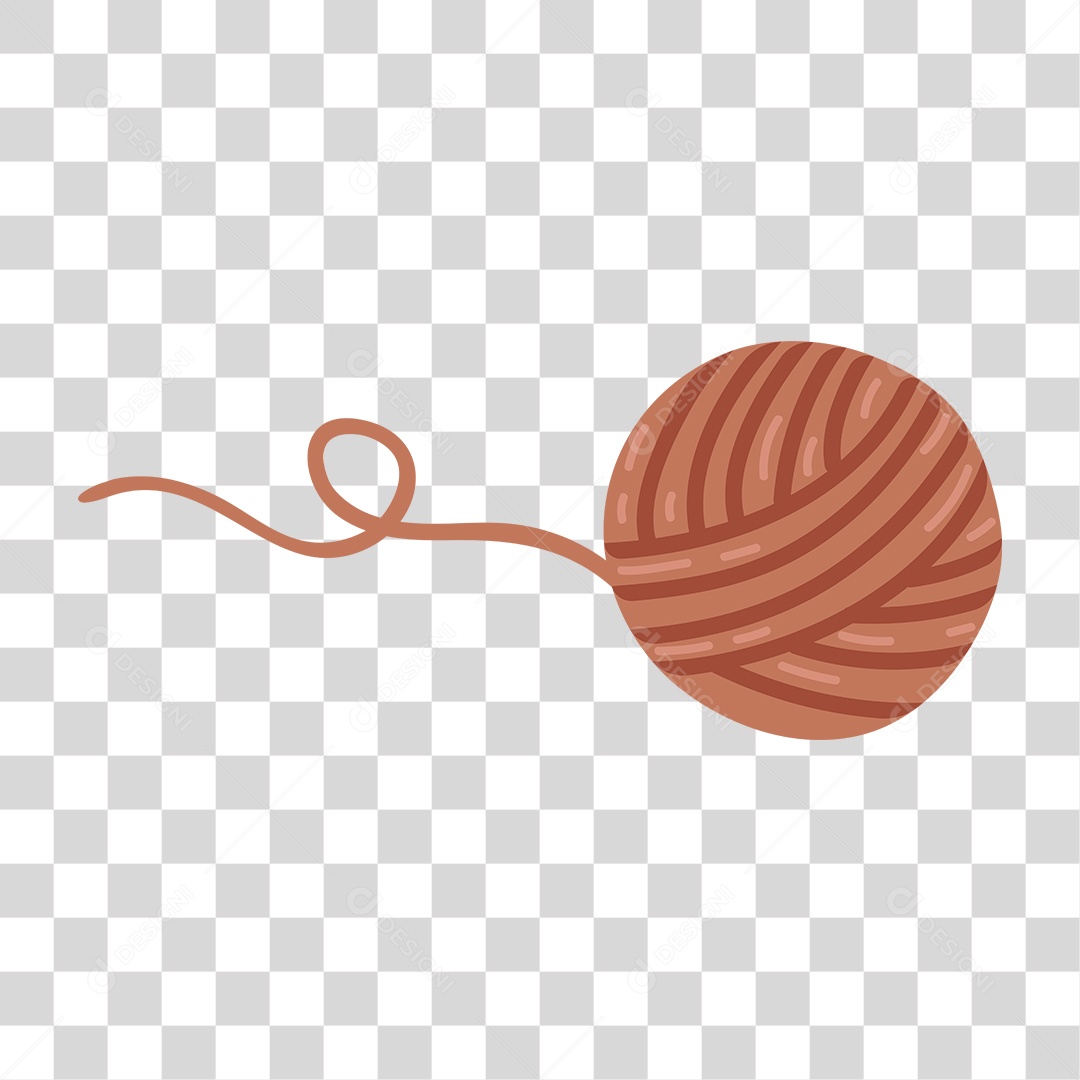 Desenho de Linha de Crochê PNG Transparente