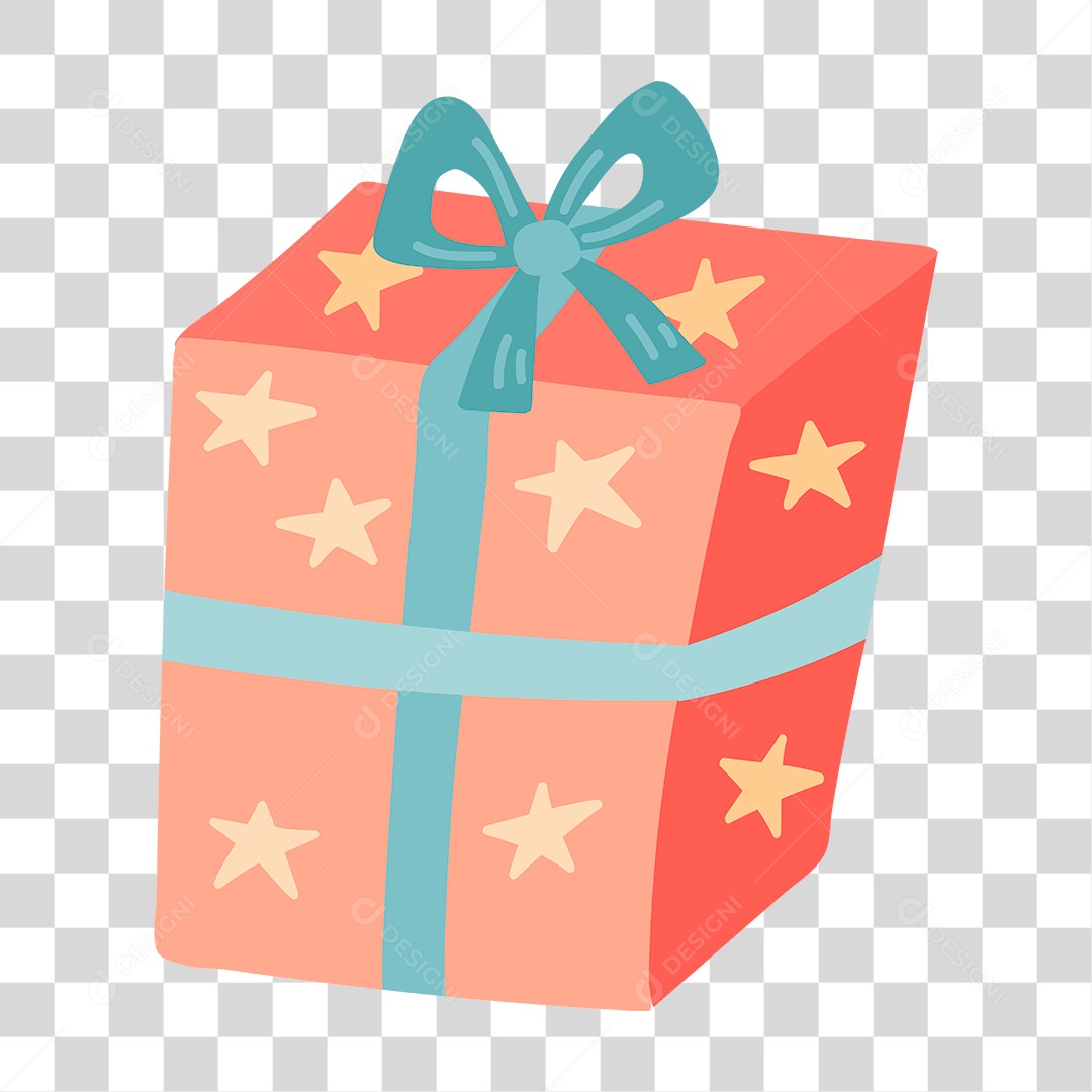 Desenho de Caixa de Presente PNG Transparente