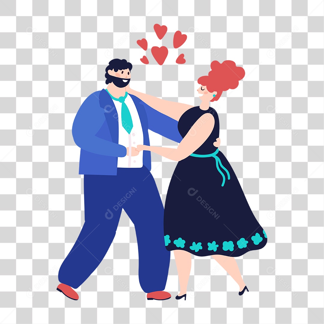 Desenho de Casal PNG Transparente