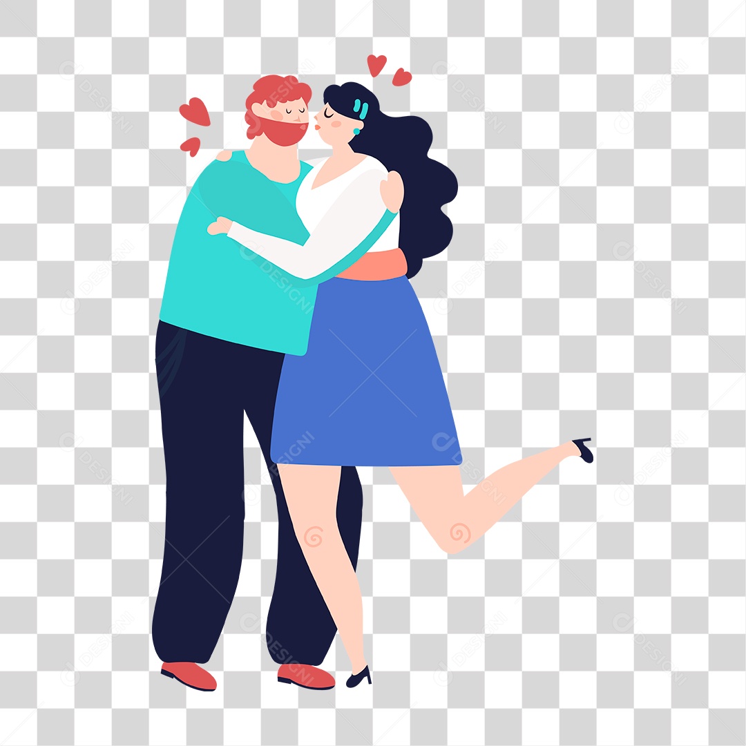 Desenho de Casal PNG Transparente