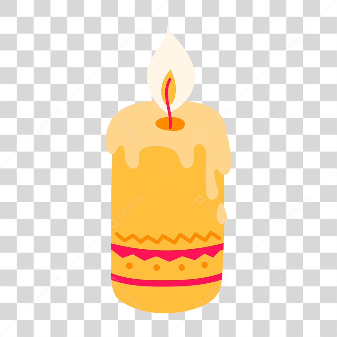 Desenho de Vela PNG Transparente