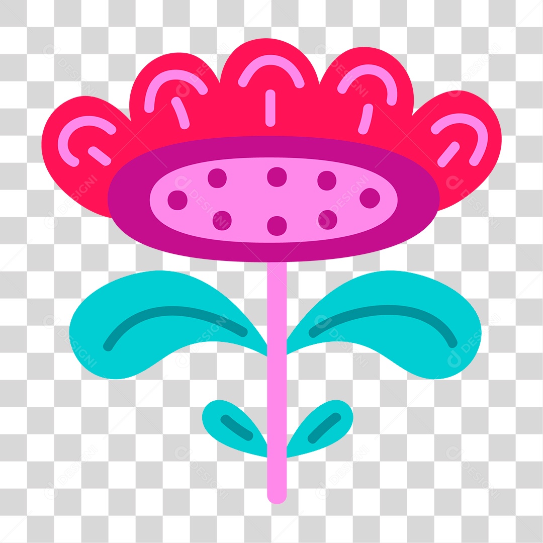 Desenho de Flor PNG Transparente