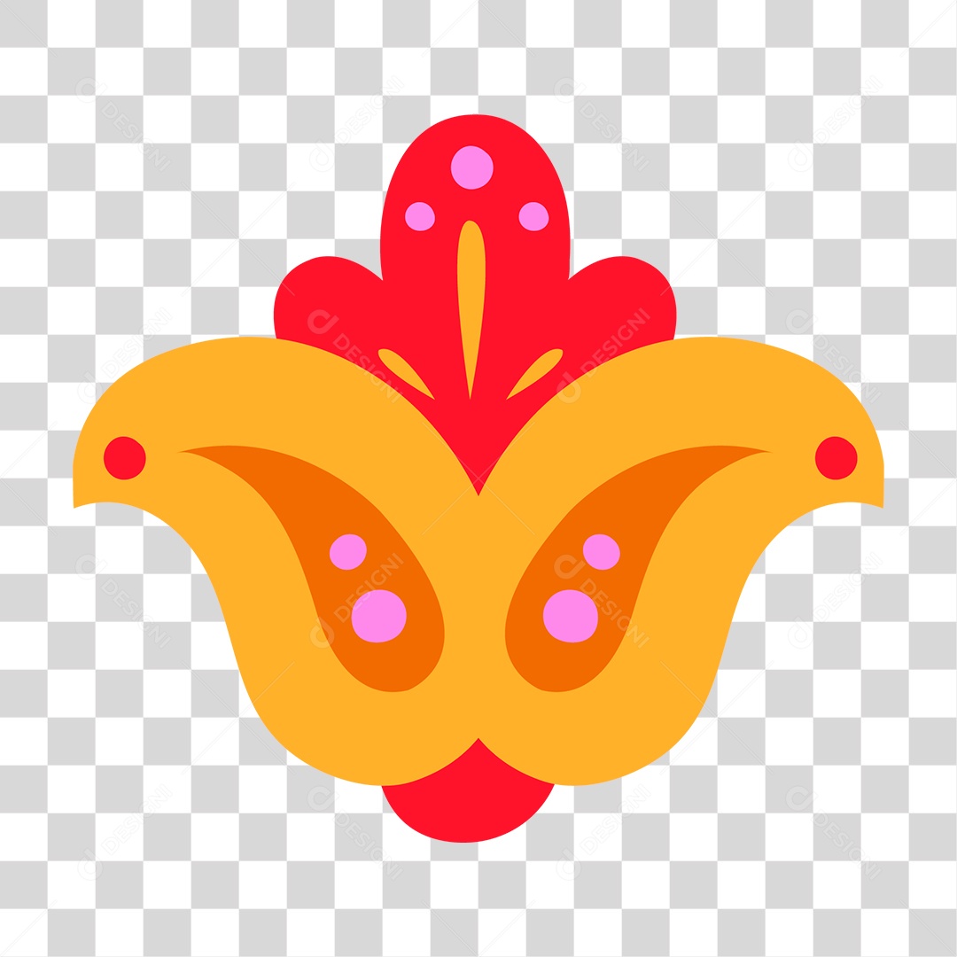 Desenho de Flor PNG Transparente