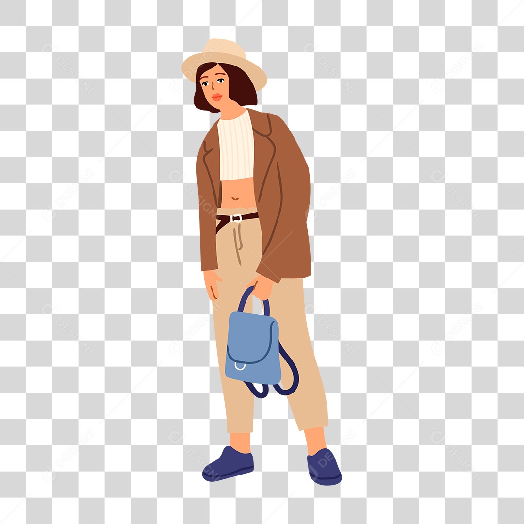 Desenho de Mulher PNG Transparente