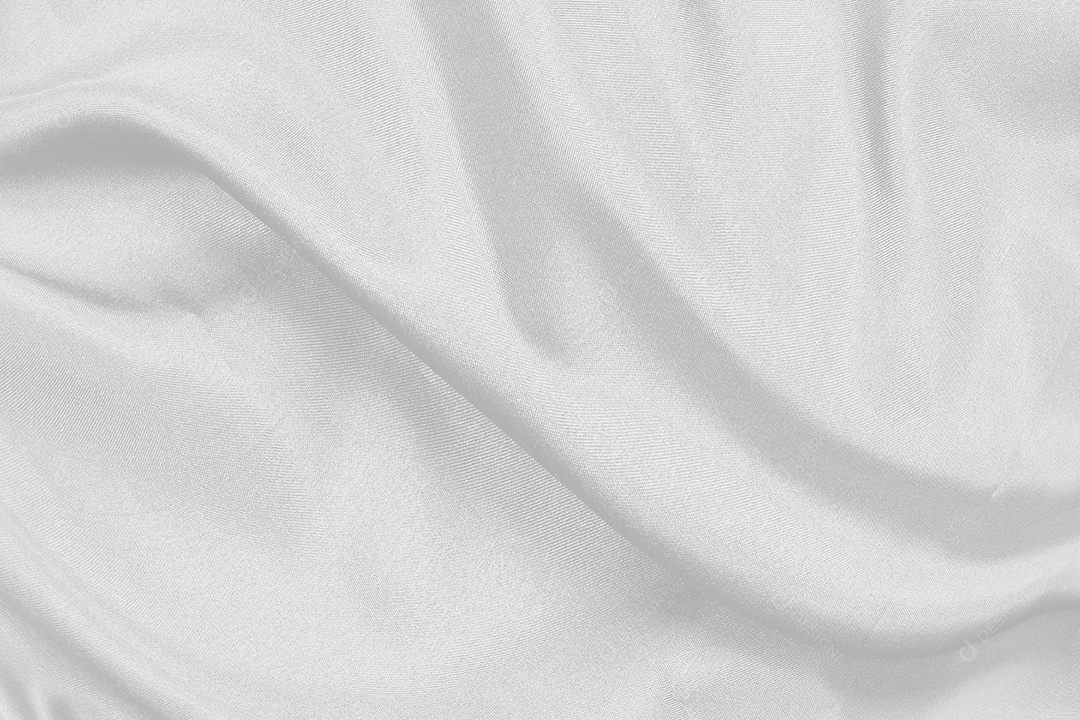 O tecido de seda branca elegante e suave ou a textura de pano de luxo acetinado podem ser usados ​​como plano de fundo do casamento. para cortinas design abstrato luxuoso