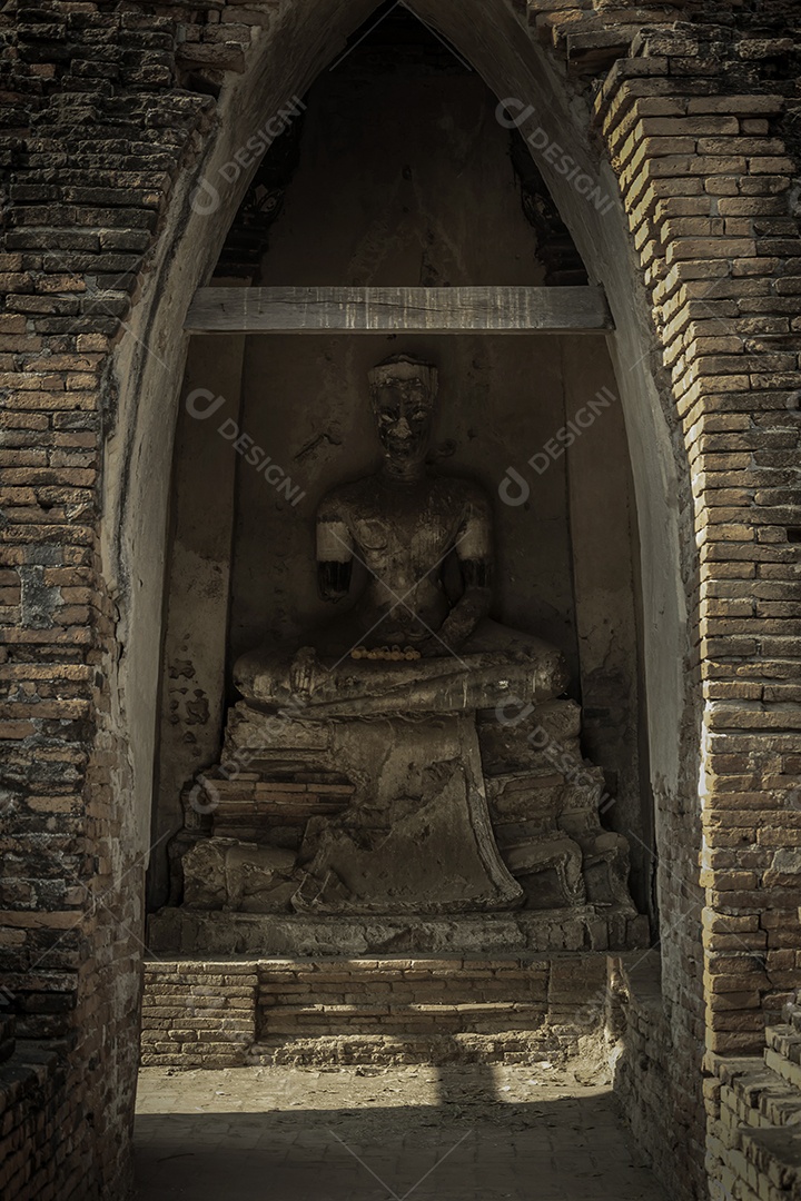 Tailândia Ruínas e antiguidades no Ayutthaya Historical