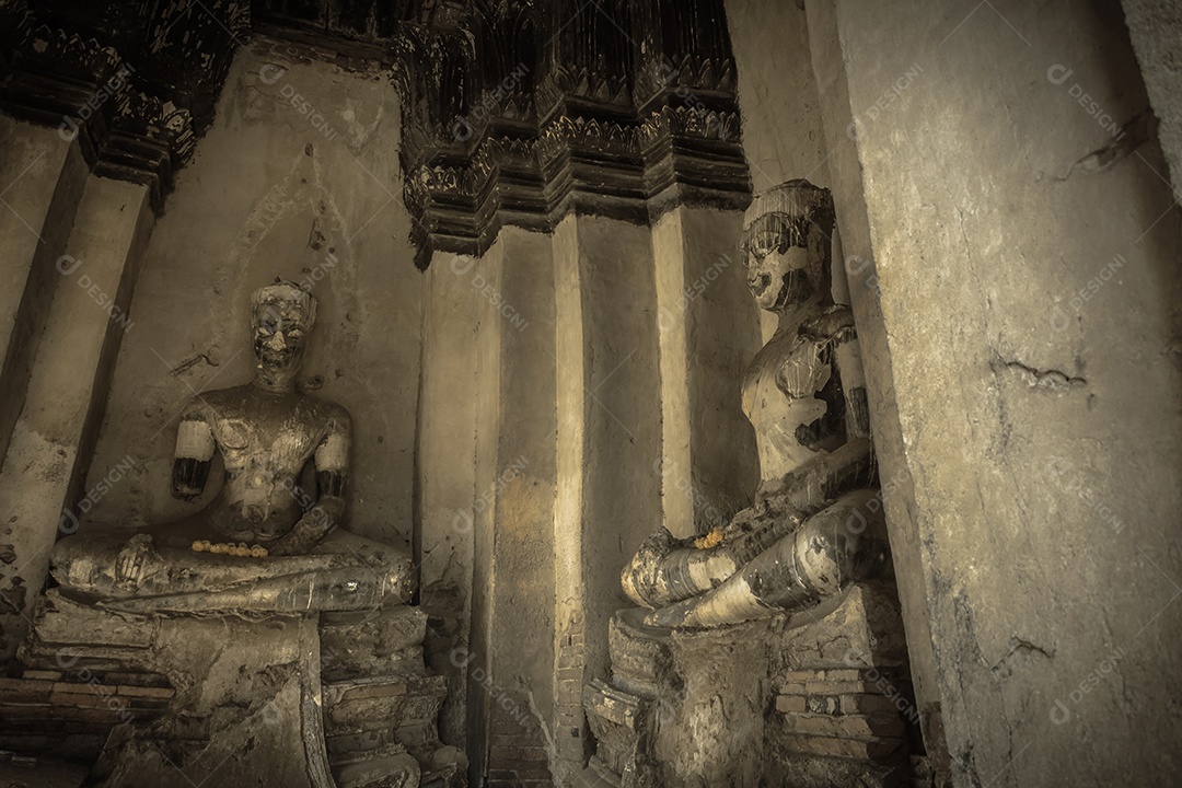 Tailândia Ruínas e antiguidades no Ayutthaya Historical