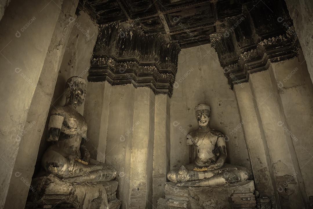 Tailândia Ruínas e antiguidades no Ayutthaya Historical