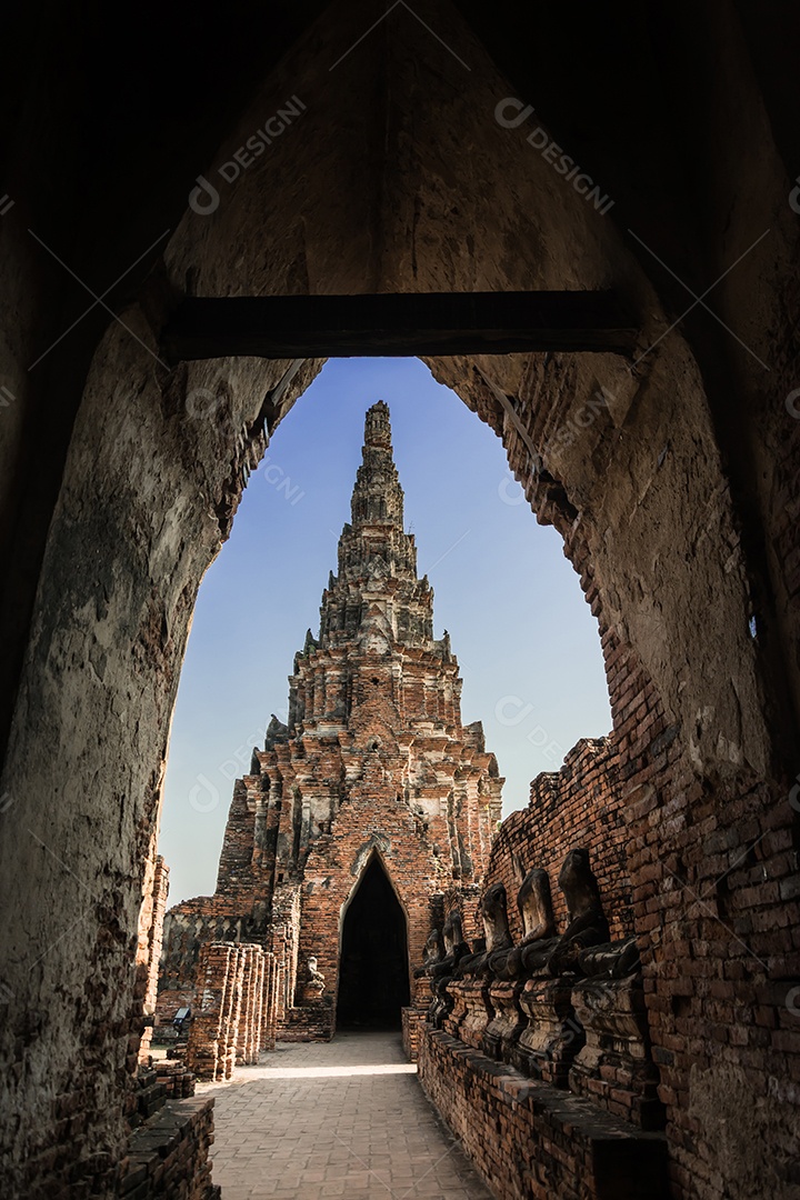 Tailândia Ruínas e antiguidades no Ayutthaya Historical