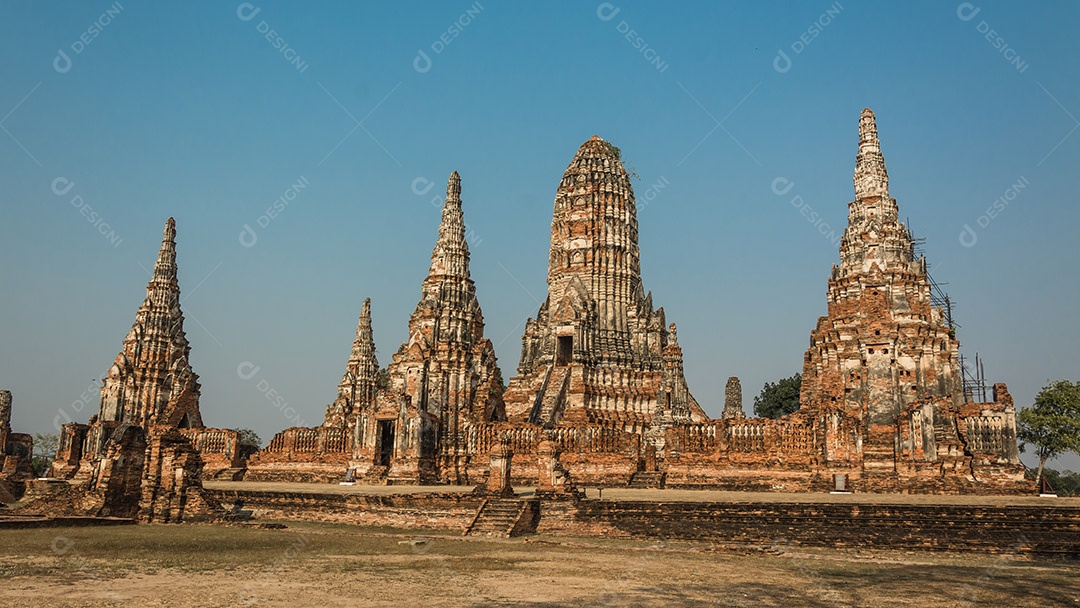 Tailândia Ruínas e antiguidades no Ayutthaya Historical