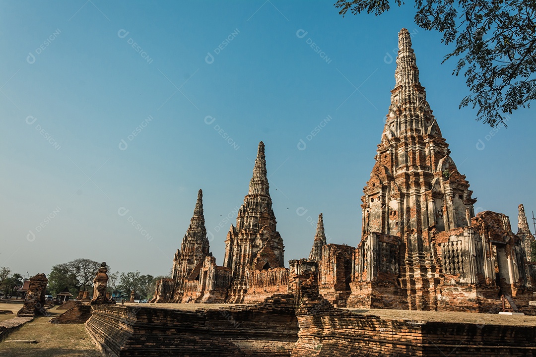 Tailândia Ruínas e antiguidades no Parque Histórico de Ayutthaya