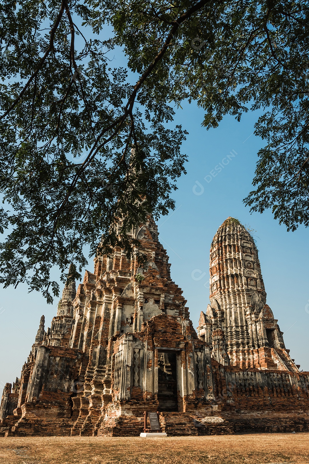 Tailândia Ruínas e antiguidades no Parque Histórico de Ayutthaya