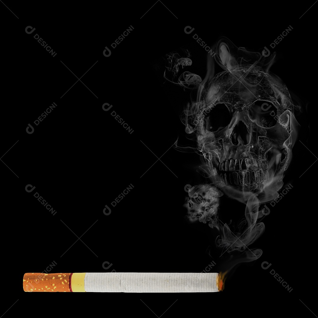 Crânio caveira sobre fundo isolado