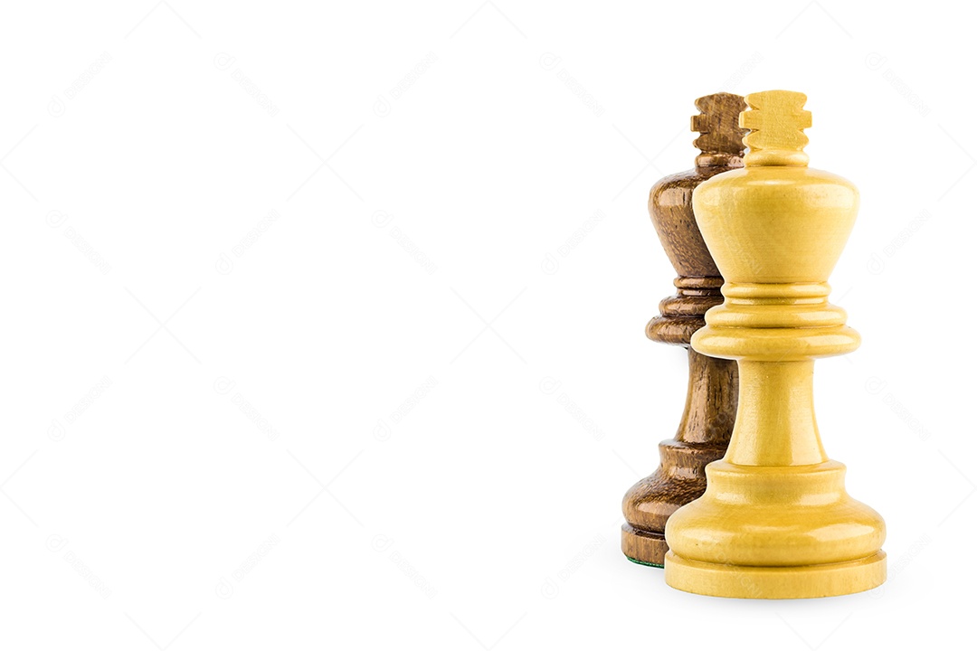 figura de xadrez em fundo branco