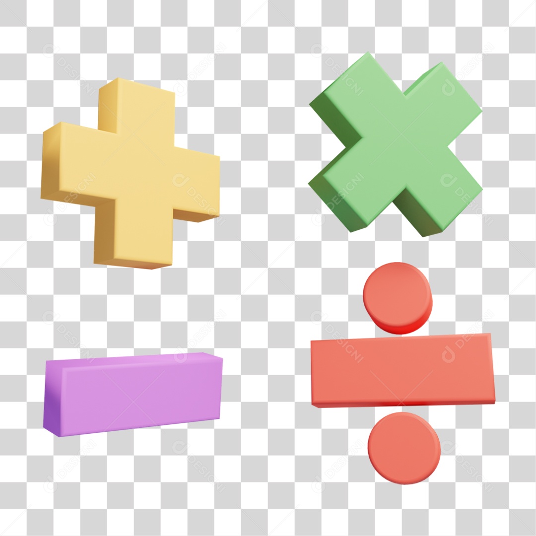 Símbolos de Matemática PNG Transparente