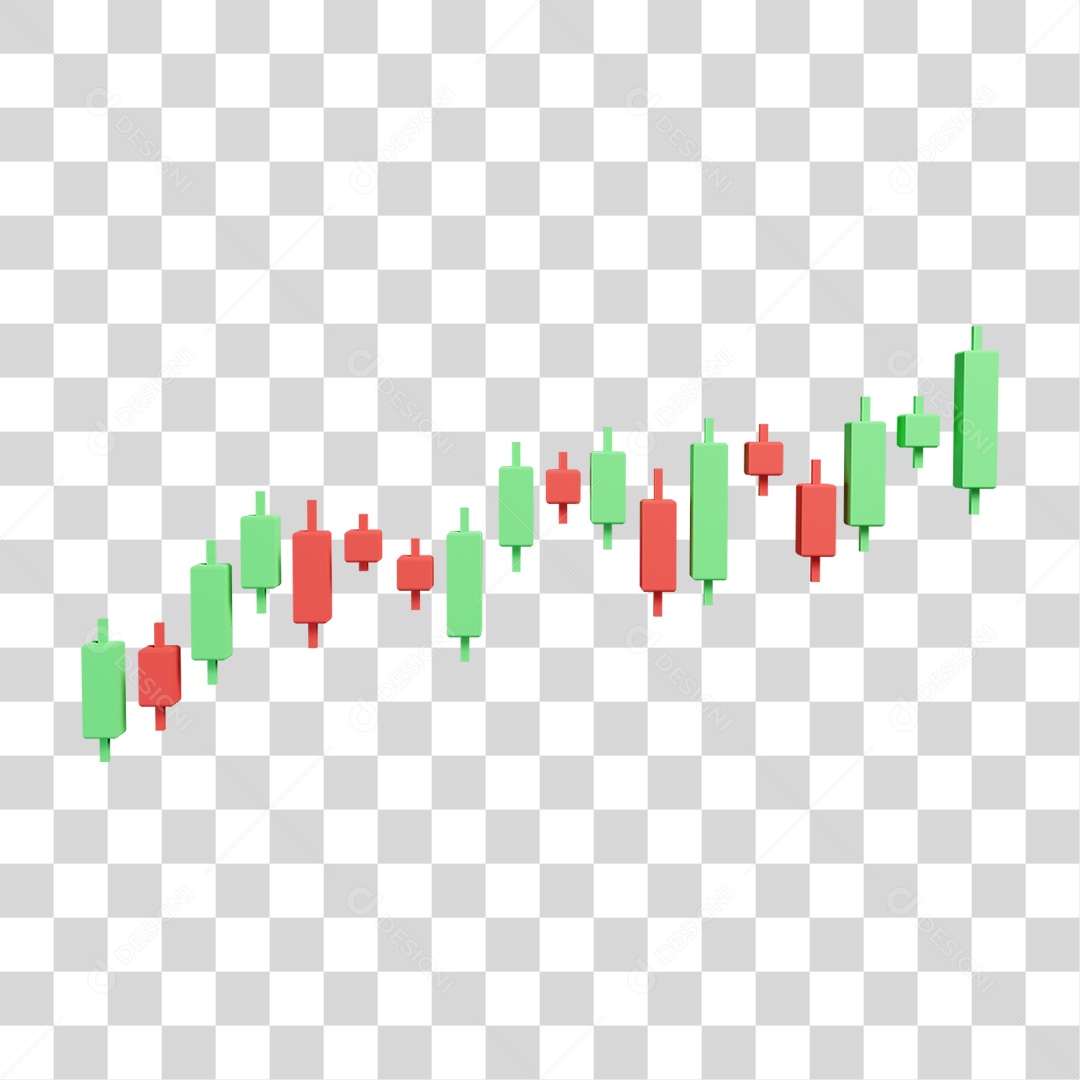 Gráficos Ações Crescimento PNG Transparente