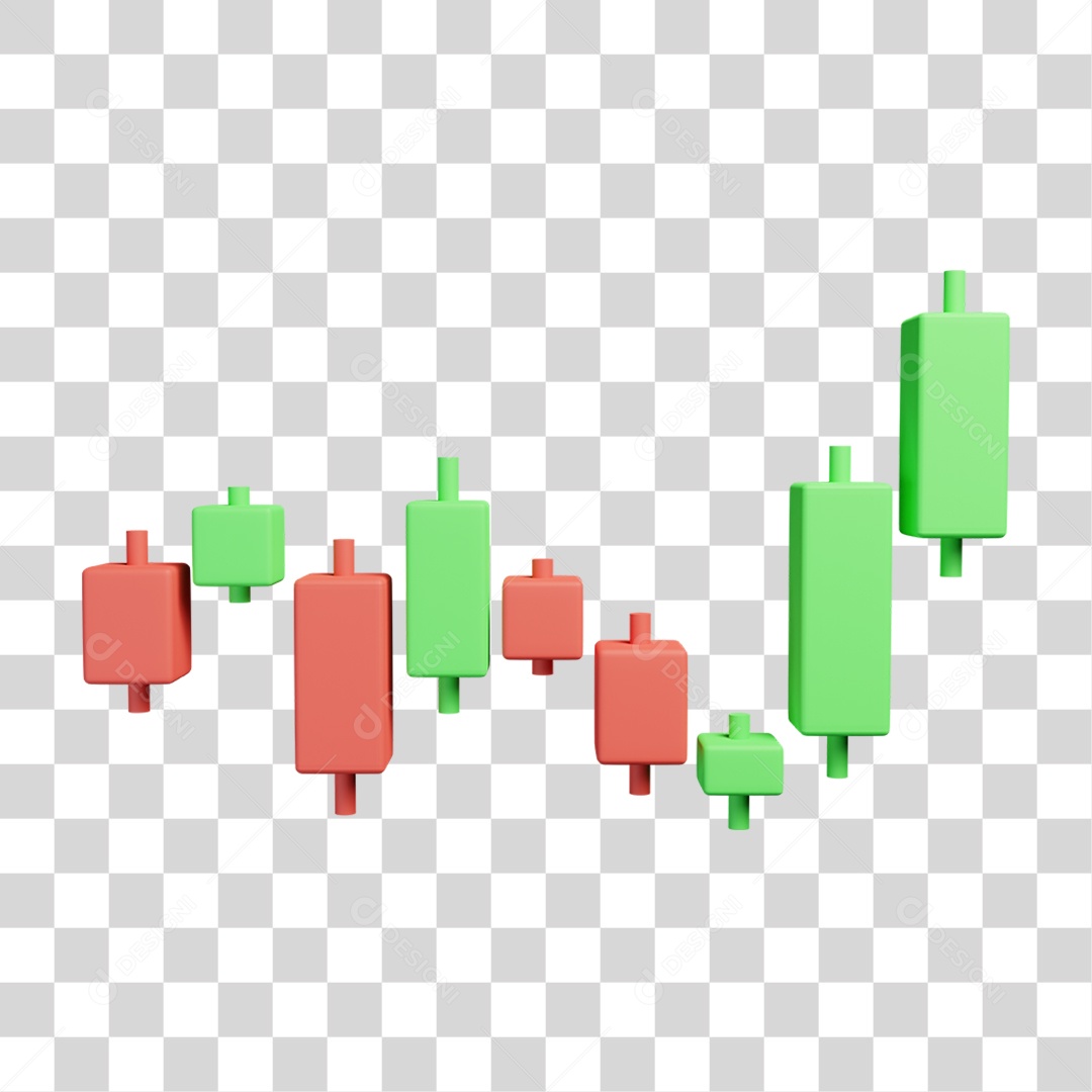Gráficos Ações Crescimento PNG Transparente
