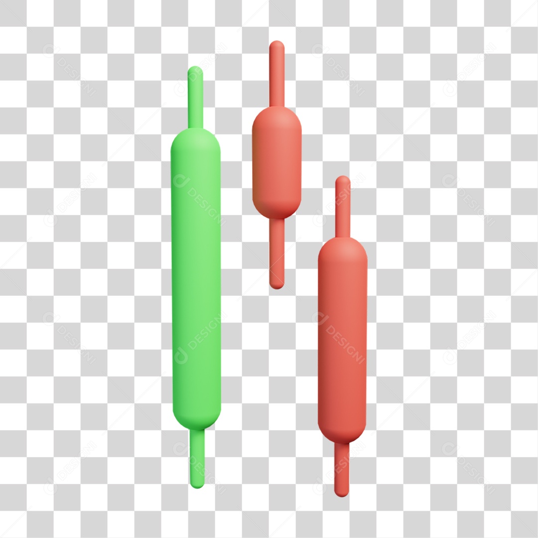 Gráficos Ações Crescimento PNG Transparente