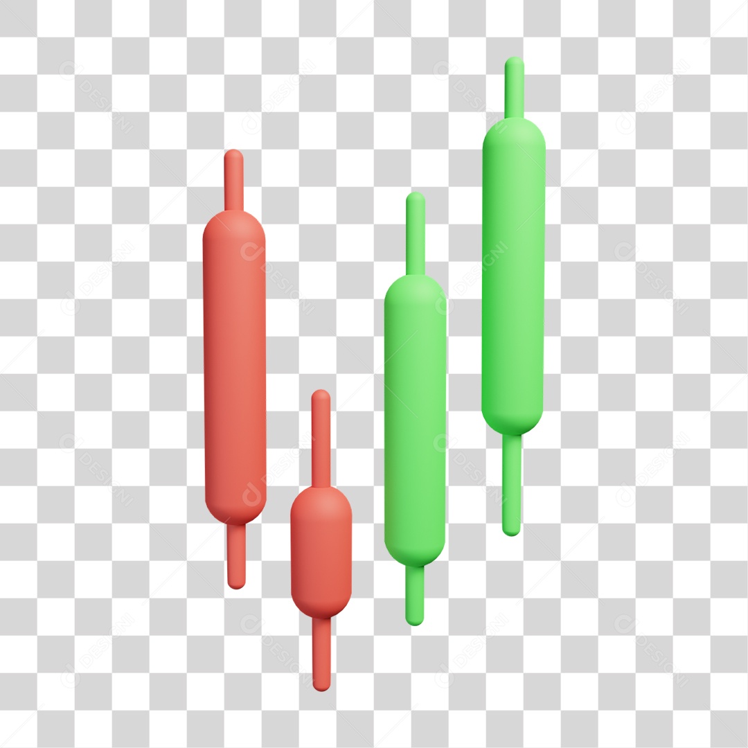 Gráficos Ações Crescimento PNG Transparente
