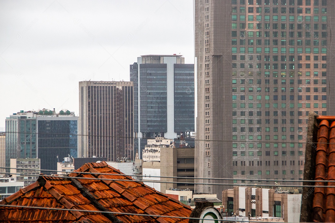 edifícios no centro da cidade do rio de janeiro Brasil.