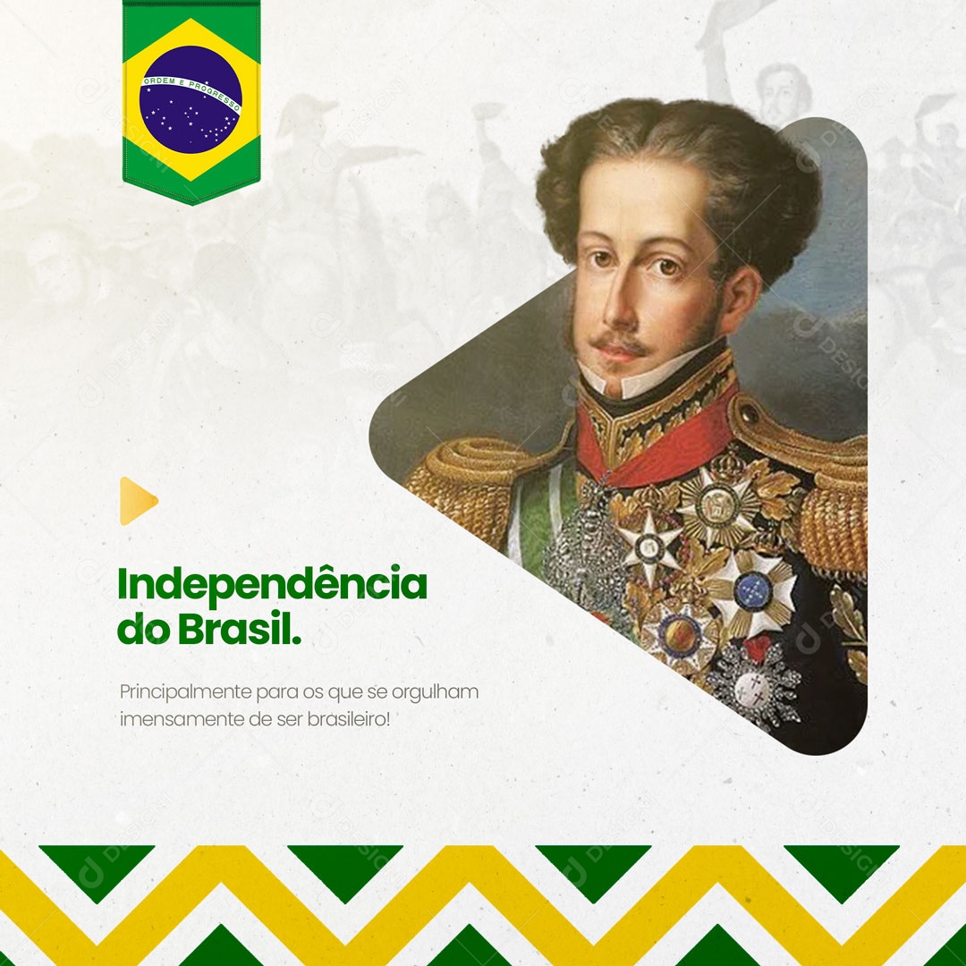 Social Media Dia da Independência do Brasil 07 de Setembro PSD Editável