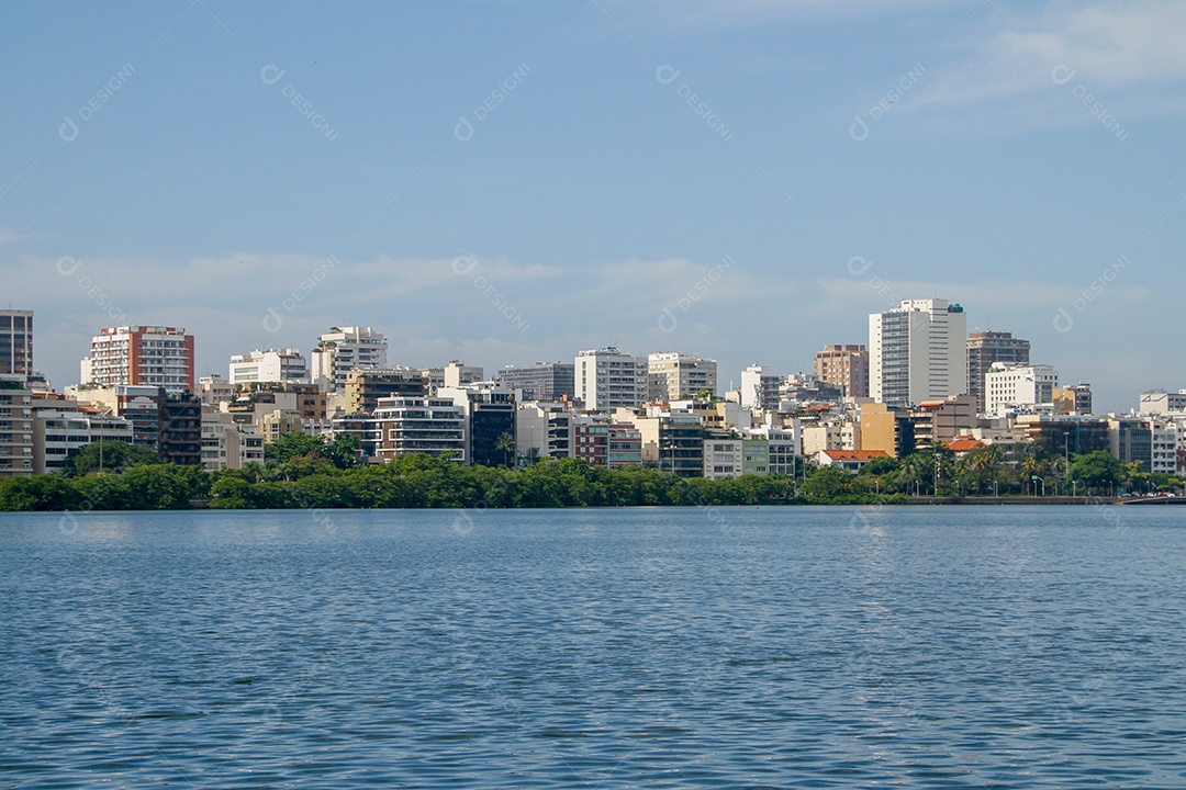 ver Lagoa Rodrigo de Freitas no rio de janeiro Brasil.