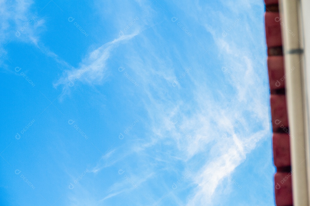 céu azul em uma tarde no rio de janeiro no Brasil