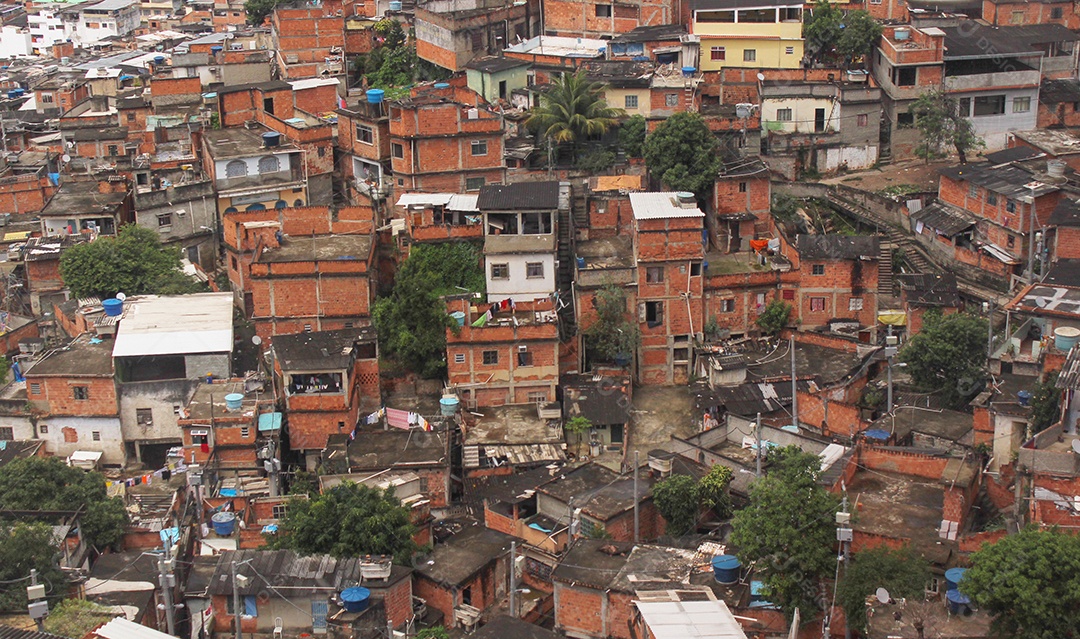 complexo de favelas alemão (Complexo do Alemão) no rio de janeiro brasil.