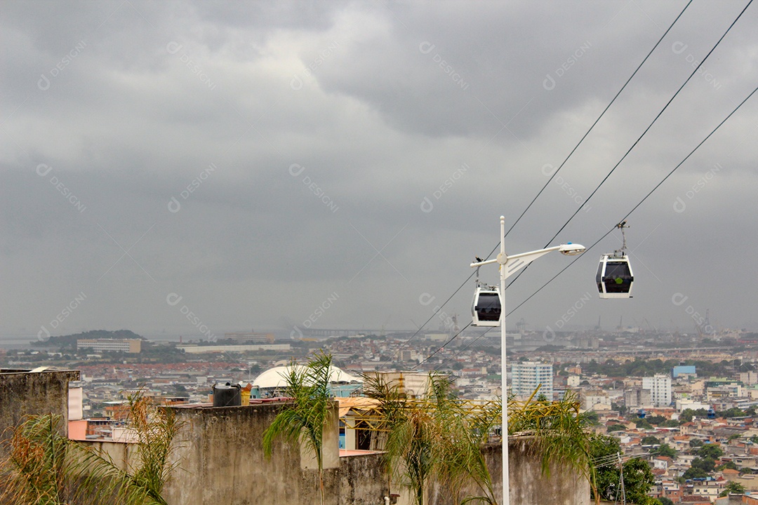 complexo de favelas alemão (Complexo do Alemão) no rio de janeiro brasil.