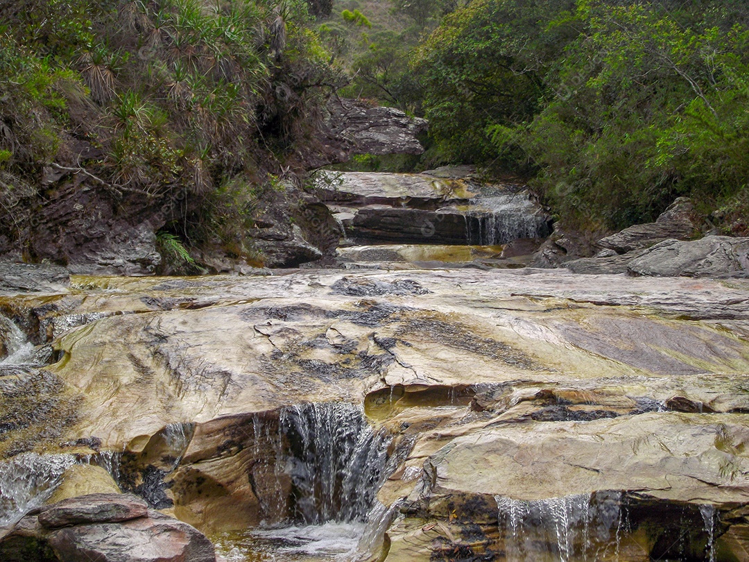 cachoeira dos macacos Ibitipoca em Minas Gerais no Brasil.