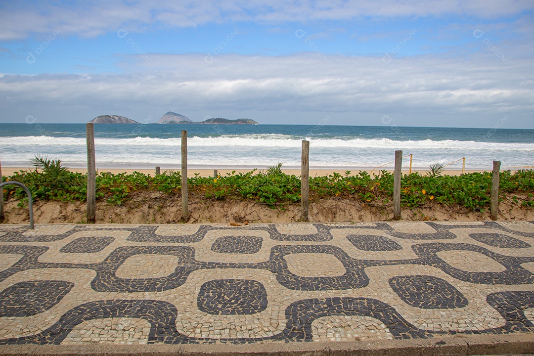 Praia de Ipanema no Rio de Janeiro Brasil.