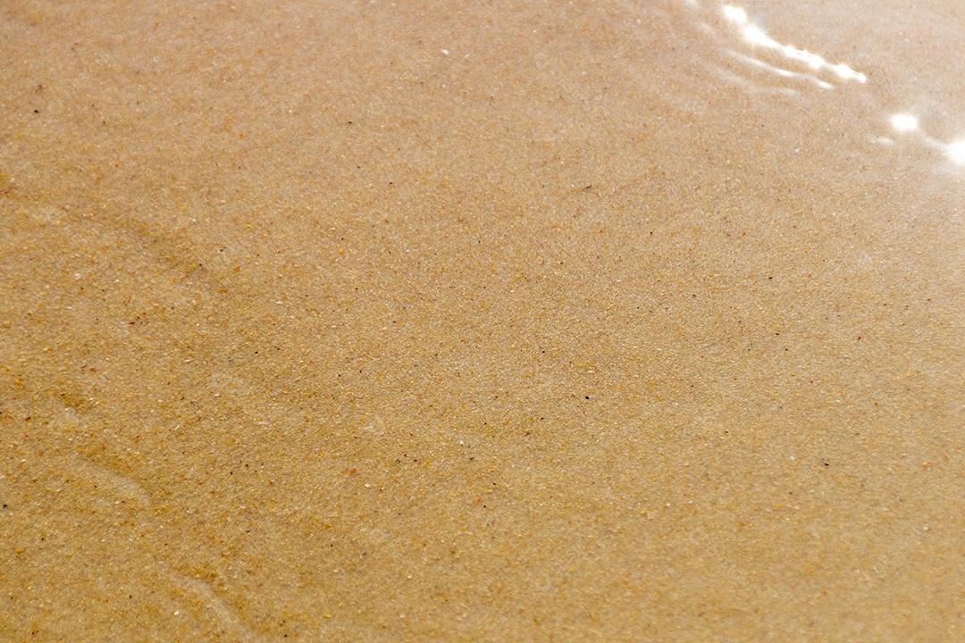 areia com água no Rio de Janeiro Brasil.