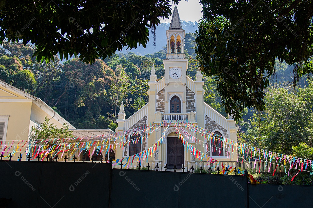 igreja de nossa senhora da misericórdia no bairro de botafogo no rio de janeiro brasil.