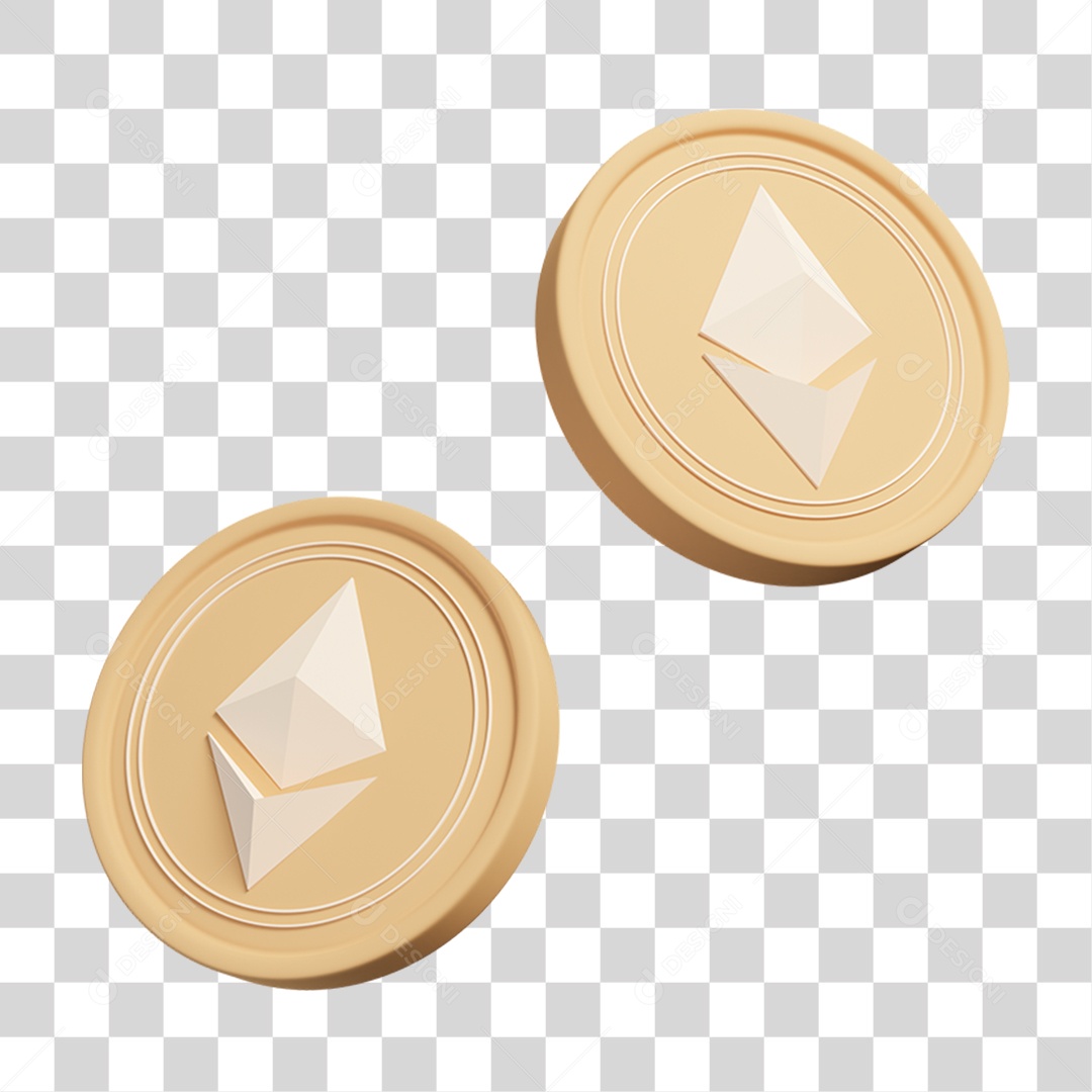 Moedas Criptomoedas PNG Transparente